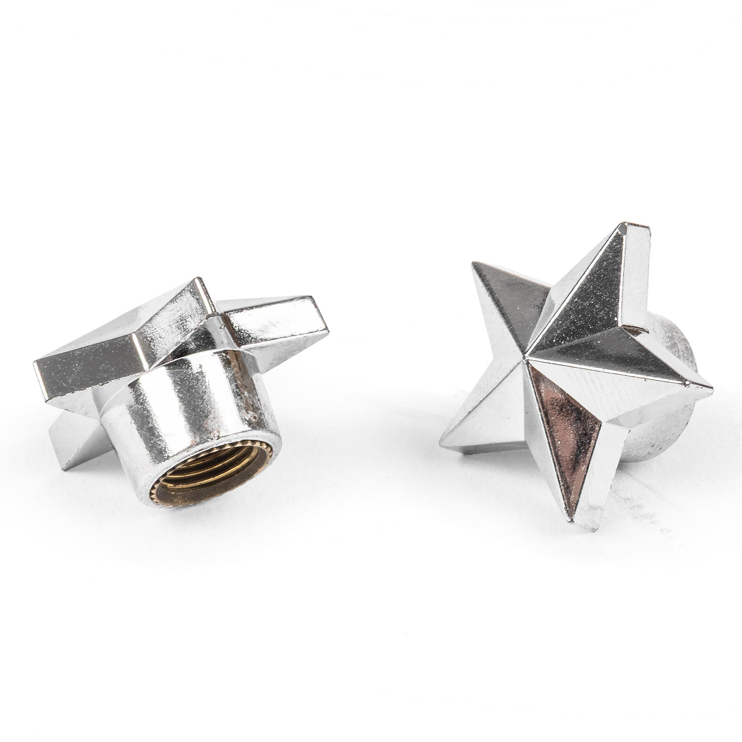 Mooneyes Star Valve Caps, Pair