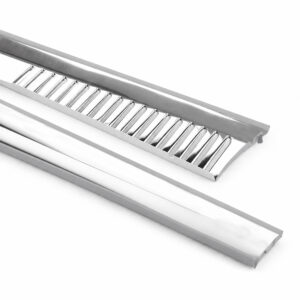 1950-79 Beetle Stainless Steel Louvered Running Boards, Pair