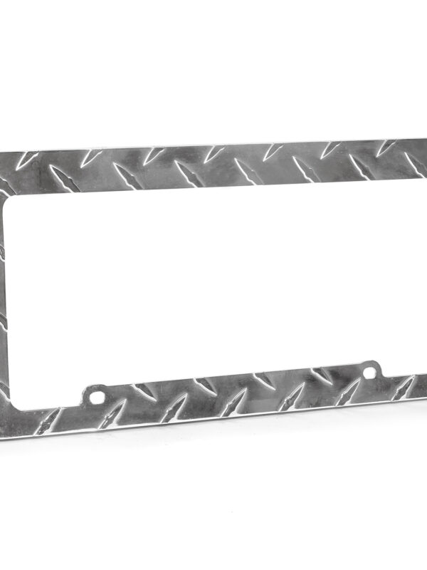 Chrome Barbed Wire US Style License Plate Frame Custom