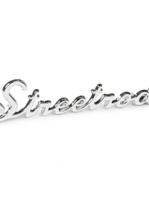 Streetrod Badge Script Chrome Badge Emblem