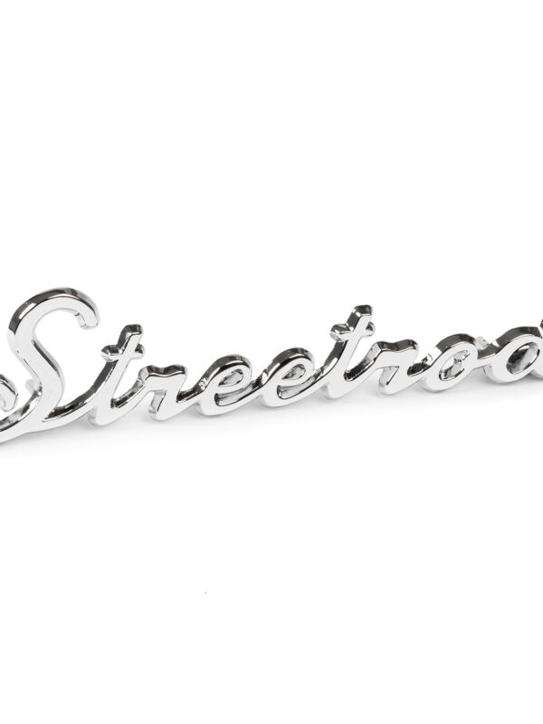 Streetrod Badge Script Chrome Badge Emblem