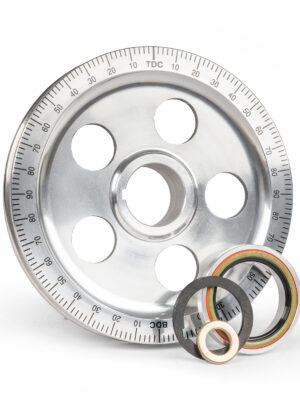 T1 Crank Pulley, Silver, Sand Seal with Seal Adaptor