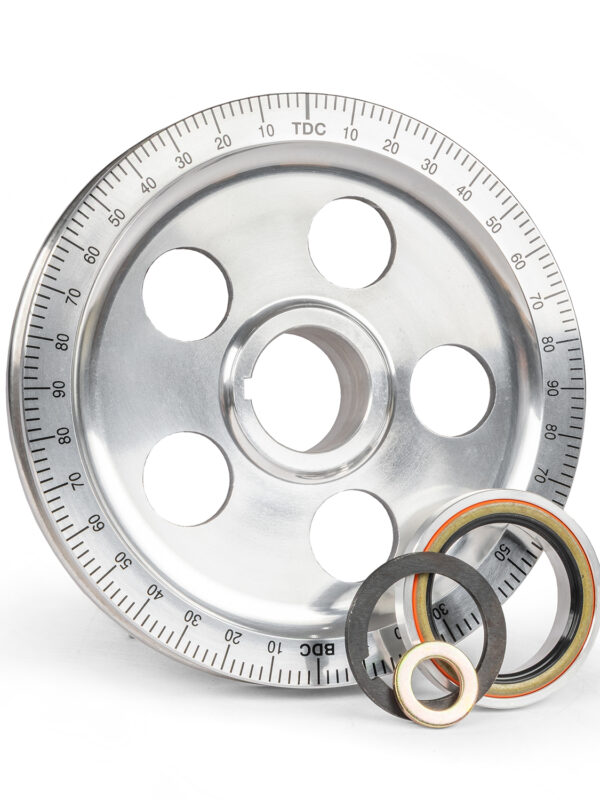 T1 Crank Pulley, Silver, Sand Seal with Seal Adaptor