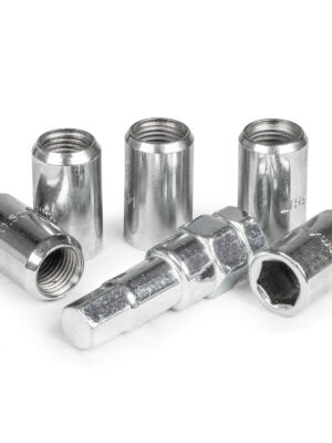 M14x1.5 Tapered Tuner Wheel Lug Nuts, Set of 5