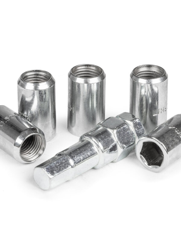 M14x1.5 Tapered Tuner Wheel Lug Nuts, Set of 5