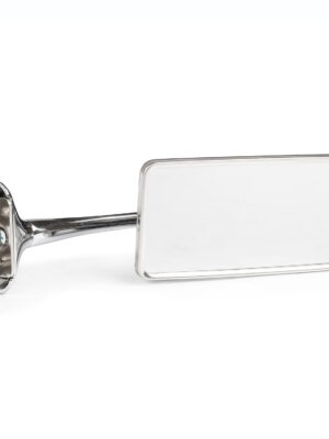 Rectangular Mirror, Stainless Steel, 6" Arm