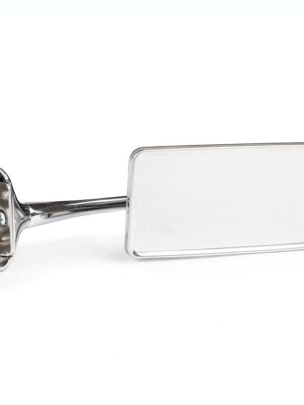 Rectangular Mirror, Stainless Steel, 6" Arm