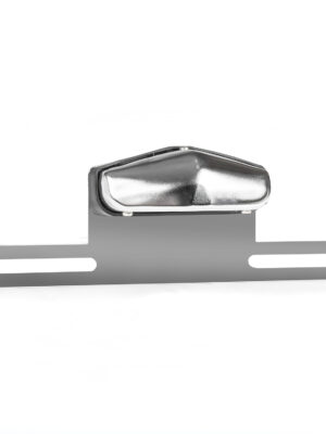 Universal Chrome License Plate Light with Bracket