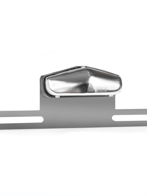 Universal Chrome License Plate Light with Bracket