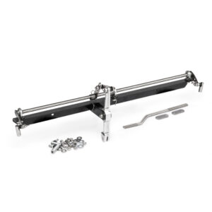 IDF - Gene Berg Black Fan Shroud Mounted Carburettor Throttle Linkage