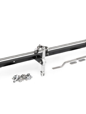 IDF - Gene Berg Black Fan Shroud Mounted Carburettor Throttle Linkage