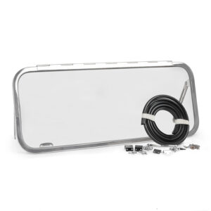 1955-63 Split Screen Rear Pop Out Safari Window with Glass Kit