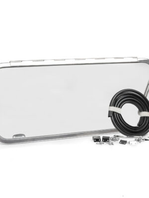 1955-63 Split Screen Rear Pop Out Safari Window with Glass Kit
