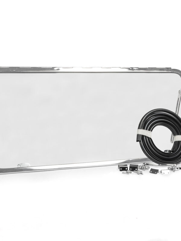1955-63 Split Screen Deluxe 23 Window Rear Pop Out Safari Window with Glass Kit