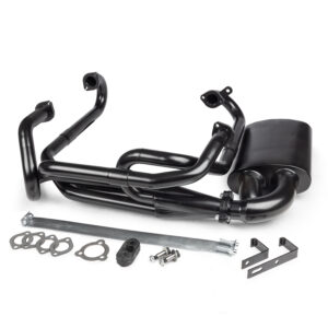1965-79 Beetle / Karmann Ghia Sidewinder Steel Black Coated Full Exhaust System