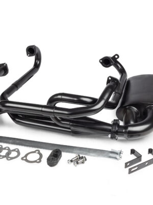 1965-79 Beetle / Karmann Ghia Sidewinder Steel Black Coated Full Exhaust System