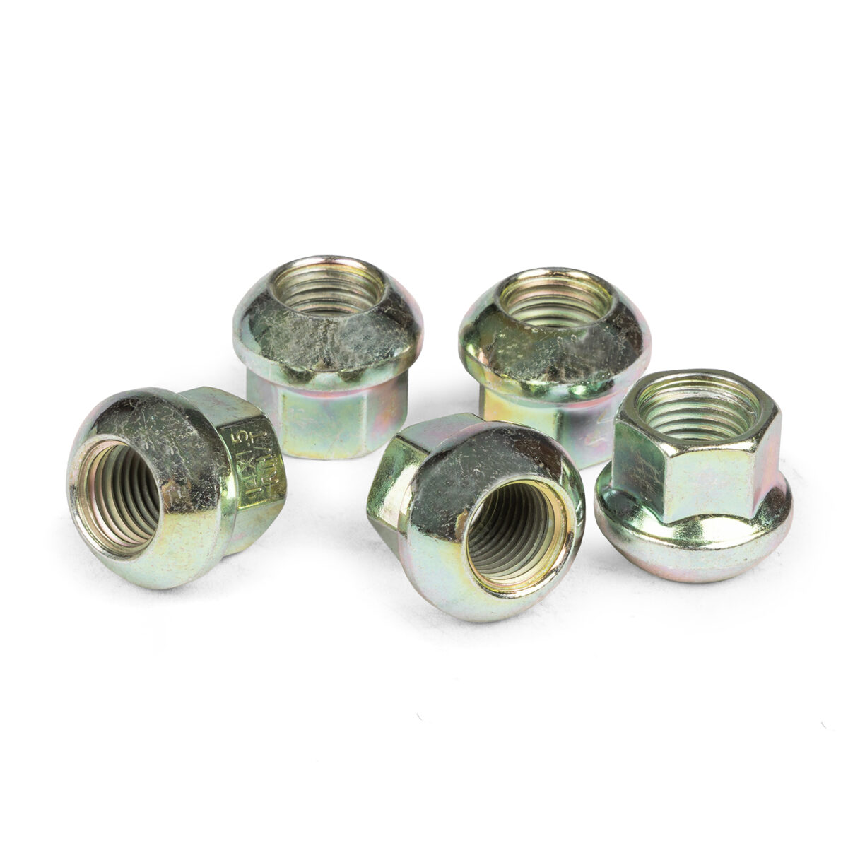 M14x1.5 Radius Wheel Nuts, Porsche Style, Set of 5