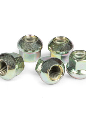 M14x1.5 Radius Wheel Nuts, Porsche Style, Set of 5