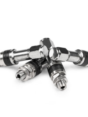 Chrome Bolt-in Wheel Tyre Valve Set, (6.0mm)