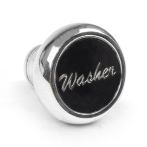 Chrome Deluxe Knob Switch with Black Label Washer
