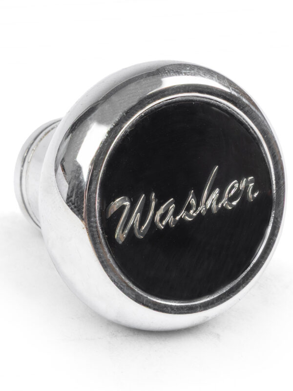 Chrome Deluxe Knob Switch with Black Label Washer