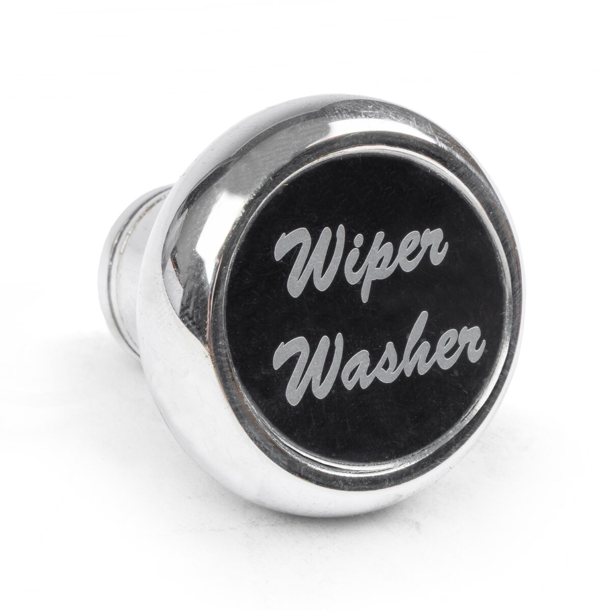 Chrome Deluxe Knob Switch with Black Label Wiper / Washer