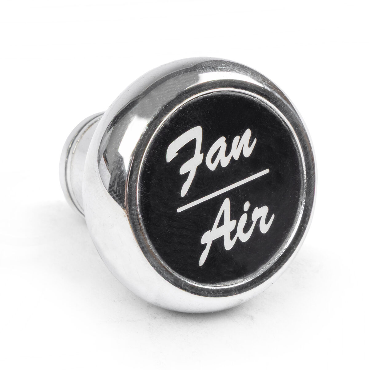 Chrome Deluxe Knob Switch with Black Label Fan Air