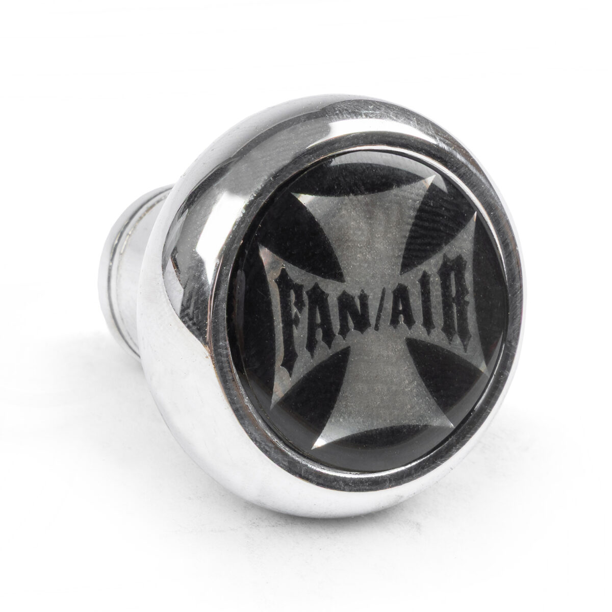 Chrome Deluxe Knob Switch Fan/Air Iron Cross
