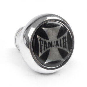 Chrome Deluxe Knob Switch Fan/Air Iron Cross