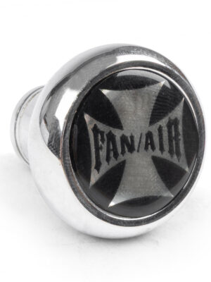 Chrome Deluxe Knob Switch Fan/Air Iron Cross