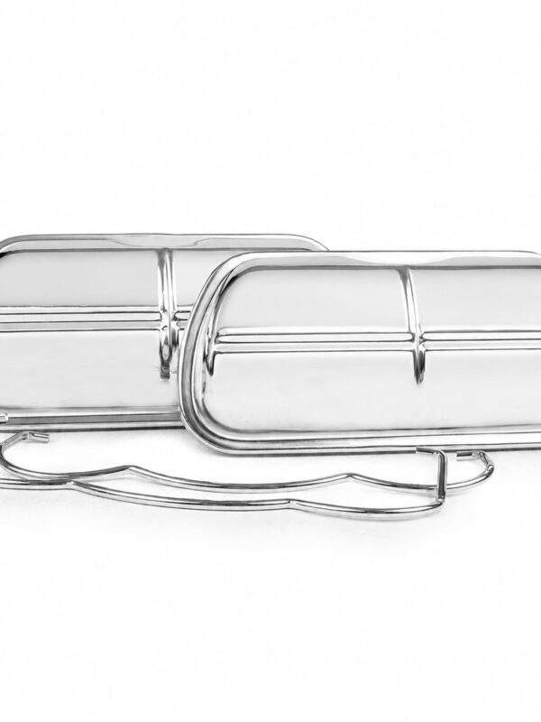 1961-79 Beetle / Ghia Chrome Rocker Valve Cover Set with Clips Gaskets