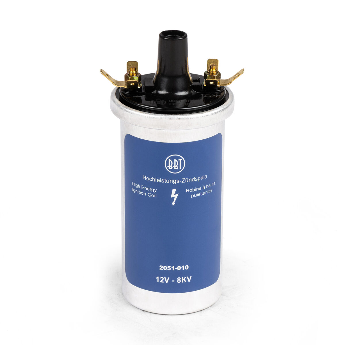 BBT 12V Blue Ignition Coil, 3.0 Ohms Oil Filled