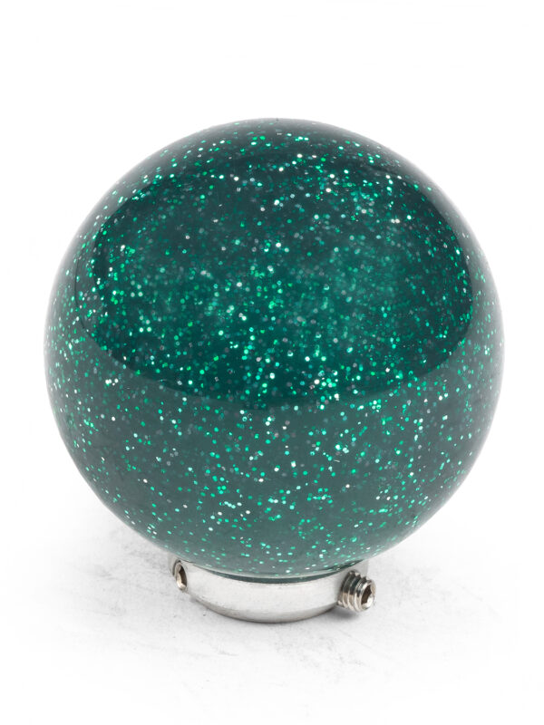 Mooneyes Glitter Ball Green Push on Gear Shift Knob