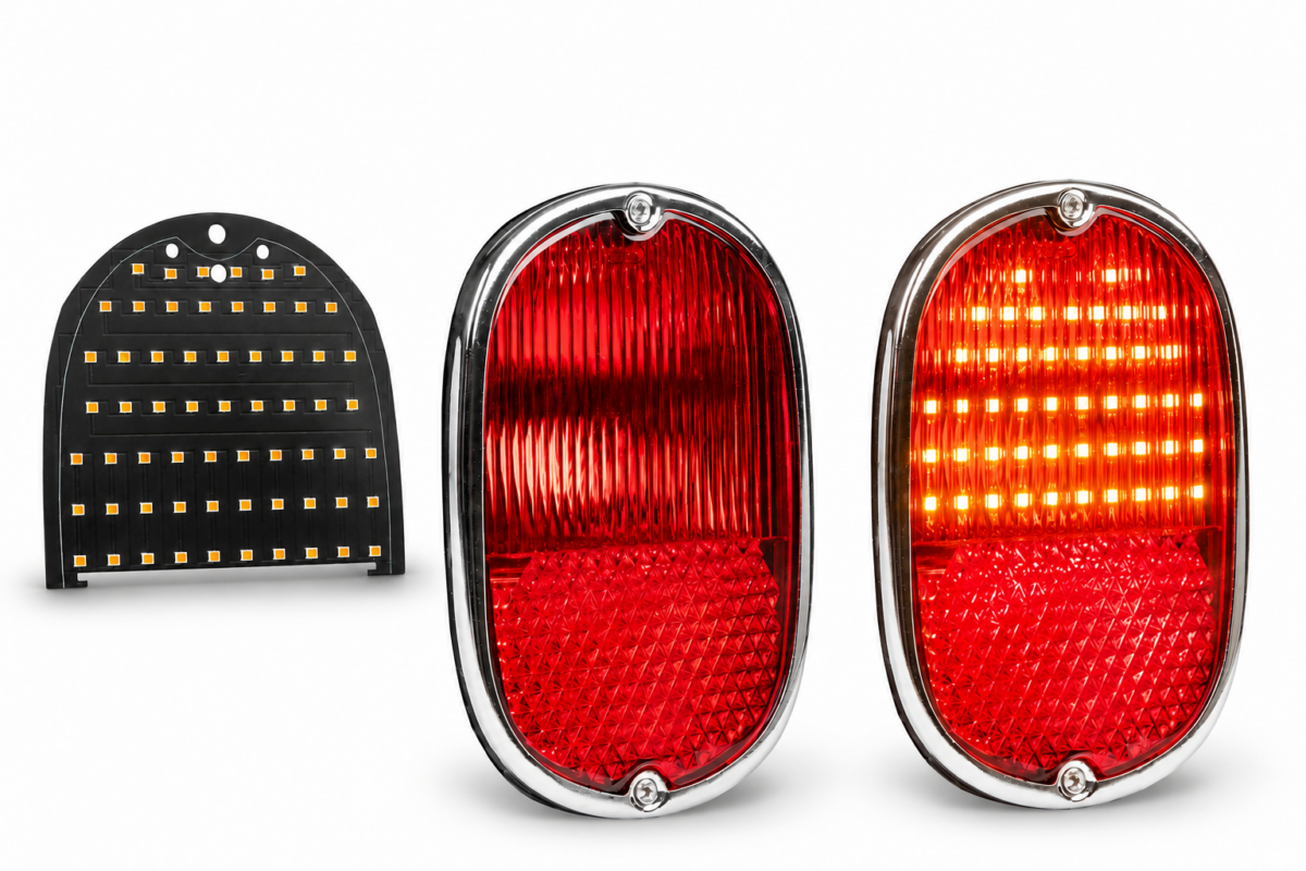 LED Early Bay Window Split Screen pre 67 68-71 VW Bus Tail Rear Light LED Units